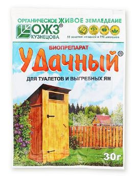 Удачный-биопрепарат для туалетов 30 г/40 шт